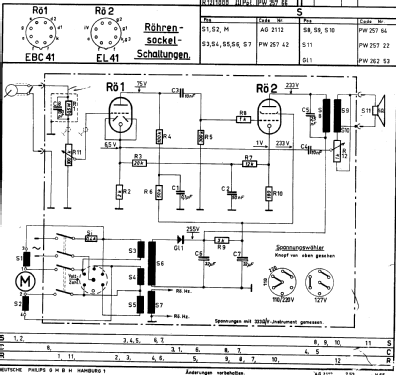 Phono-Chassis AG2116; Philips Radios - (ID = 254520) Reg-Riprod