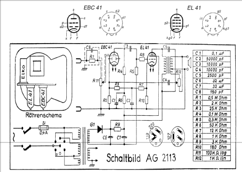 Phonokoffer III AG2113 Ch= AG2112; Philips Radios - (ID = 83632) R-Player