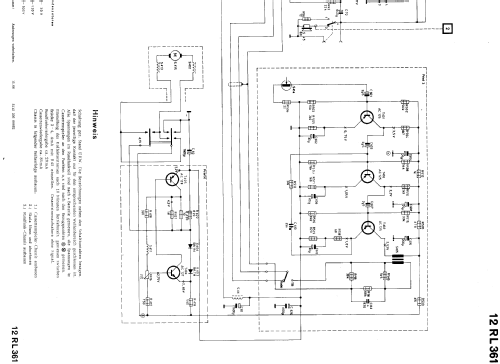 Radio Cassetta 12RL361; Philips Radios - (ID = 70119) Radio