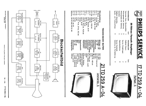 Raffael S 17TD259A /04; Philips Radios - (ID = 1892731) Télévision