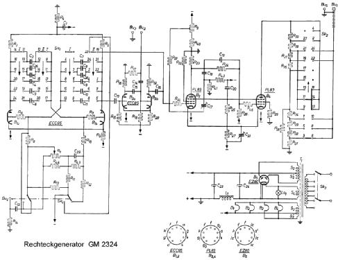 Rechteckgenerator GM2324 /00 /02; Philips Radios - (ID = 788720) Ausrüstung