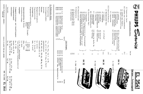 RK30 EL3541D /22Ga; Philips Radios - (ID = 39161) R-Player