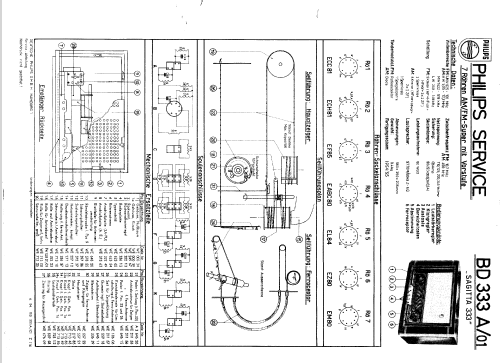 Sagitta 333 BD333A/01; Philips Radios - (ID = 386836) Radio