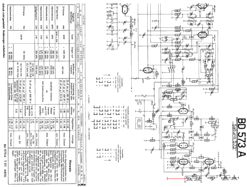 Saturn 573 BD573A; Philips Radios - (ID = 109143) Radio