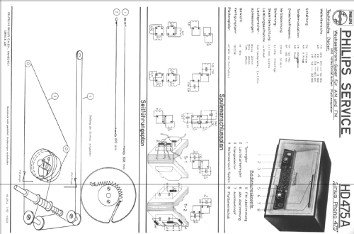 Sirius-Mignon-Phono HD475A; Philips Radios - (ID = 71133) Radio