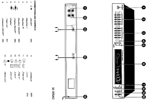 Sound Processor F3538; Philips Radios - (ID = 1875110) Ampl/Mixer