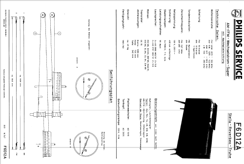 Stella-Reverbeo-Truhe F6D12A; Philips Radios - (ID = 255608) Radio