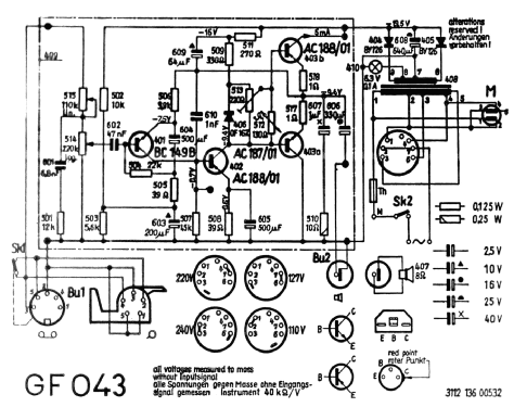 Stereo-Electrophon GF043; Philips Radios - (ID = 1556756) R-Player