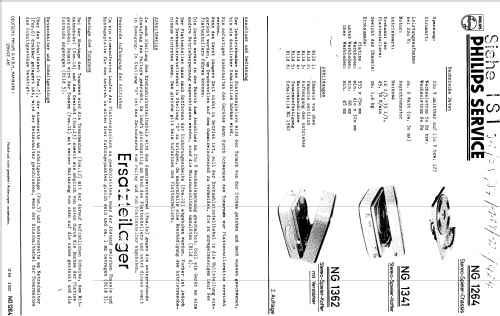 Stereo-Spieler-Koffer NG1341; Philips Radios - (ID = 2026091) Enrég.-R