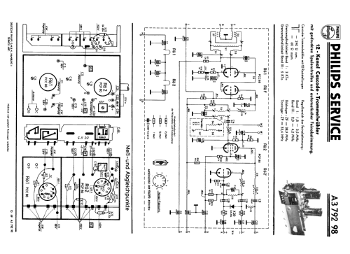 VHF Channel Selector A3 792 98; Philips Radios - (ID = 1868156) Converter