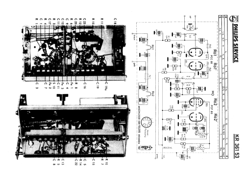 VHF Kanalwähler - VHF Channel Selector KR 361 53; Philips Radios - (ID = 1891264) mod-past25