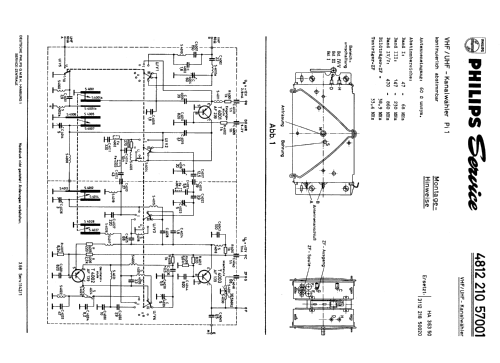 VHF/UHF-Kanalwähler Pi 1 - 4812 210 57001- HA 363 51 - 3112 218 50020; Philips Radios - (ID = 1885669) Converter