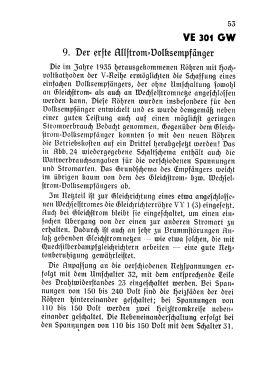 Volksempfänger VE301GW; Philips Radios - (ID = 3061266) Radio