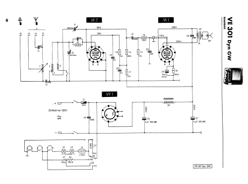 Volksempfänger VE 301 Dyn GW; Philips Radios - (ID = 3065832) Radio
