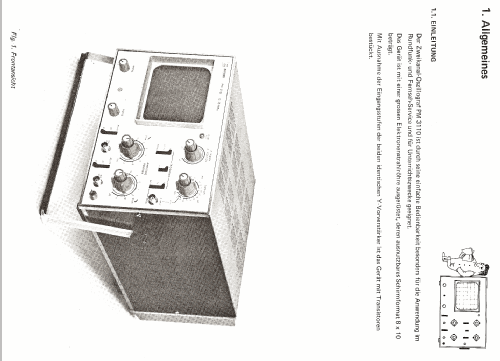 Zweikanal-Oszilloskop PM3110; Philips Radios - (ID = 660088) Ausrüstung