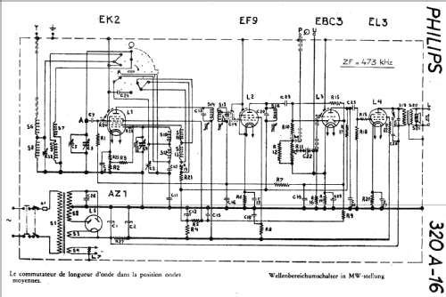 320A, 320A-16; Philips - Schweiz (ID = 19144) Radio