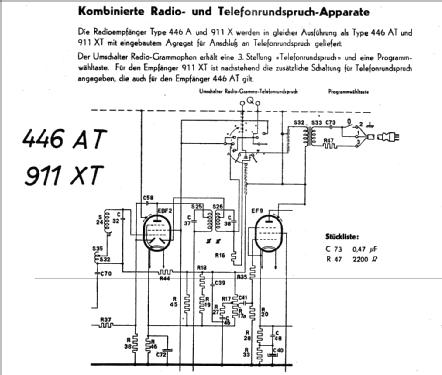 446AGT; Philips - Schweiz (ID = 19169) Radio