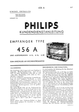 456AT; Philips - Schweiz (ID = 2878874) Radio