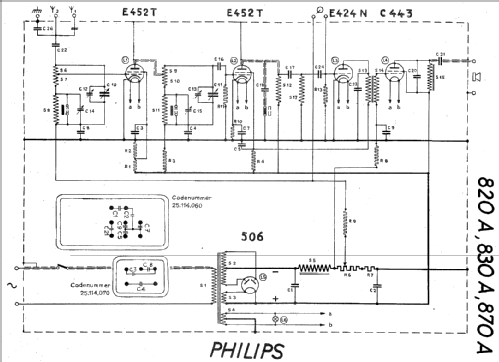 830A; Philips - Schweiz (ID = 19303) Radio