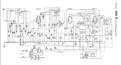 845 A; Philips - Schweiz (ID = 5251) Radio