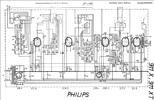 911 X; Philips - Schweiz (ID = 19337) Radio