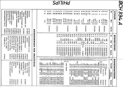 BCH394A; Philips - Schweiz (ID = 19539) Radio