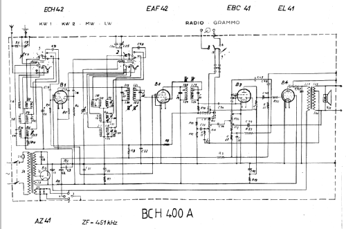 BCH400A; Philips - Schweiz (ID = 19603) Radio