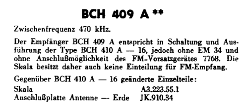 BCH409A; Philips - Schweiz (ID = 2407227) Radio