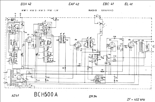 BCH500A; Philips - Schweiz (ID = 19634) Radio