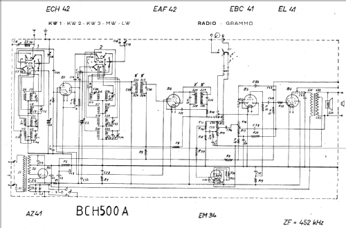 BCH500AT; Philips - Schweiz (ID = 19636) Radio