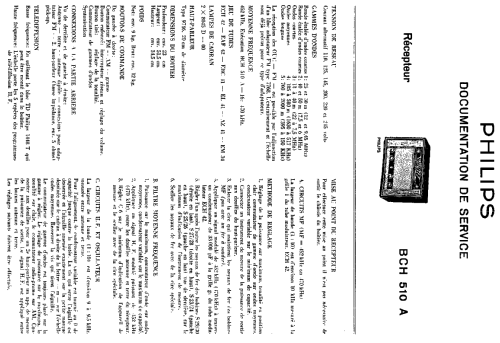 BCH510A; Philips - Schweiz (ID = 480322) Radio