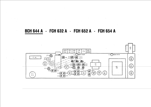 Bi Ampli FCH654A; Philips - Schweiz (ID = 592714) Radio