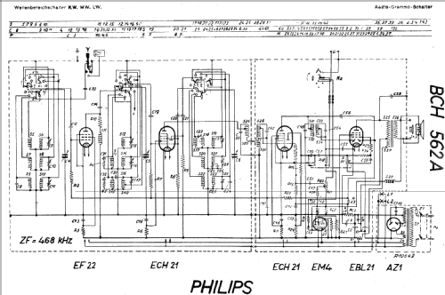 Butterfly FCH562A; Philips - Schweiz (ID = 19498) Radio