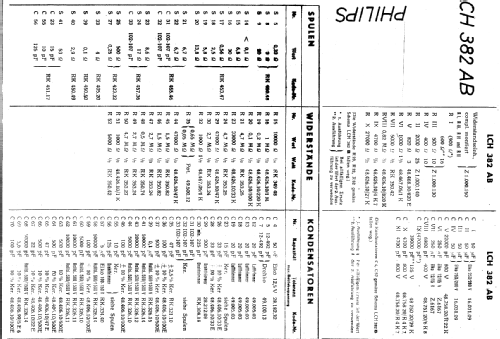 LCH382B; Philips - Schweiz (ID = 19653) Radio
