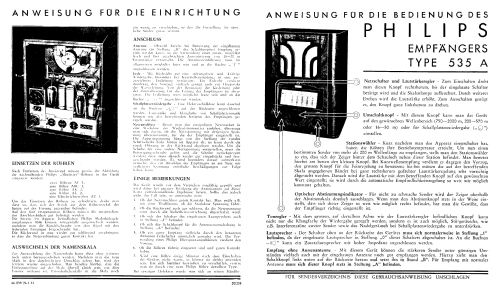 'Multi-Inductance' 535A; Philips - Schweiz (ID = 2495491) Radio