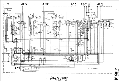 'Multi-Inductance' 536A; Philips - Schweiz (ID = 19192) Radio