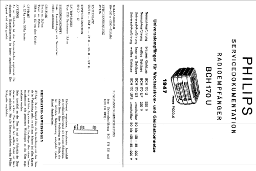 Piccolo BCH170UFS; Philips - Schweiz (ID = 711954) Radio