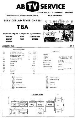 All transistor cordless B3S26T Ch= T8A; Philips, Svenska AB, (ID = 2878391) Radio