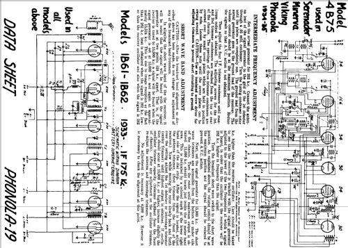 1B62 ; Electrohome Dominion (ID = 781292) Radio