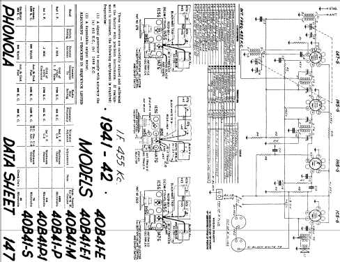 40B41-E ; Electrohome Dominion (ID = 798582) Radio