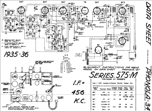 575-M ; Electrohome Dominion (ID = 782915) Radio