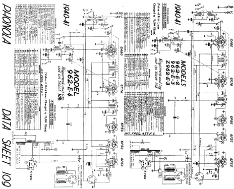 Z962-E-3 ; Electrohome Dominion (ID = 795873) Radio