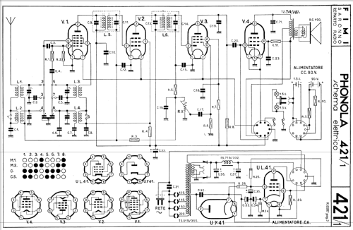 421/1; Phonola SA, FIMI; (ID = 758983) Radio