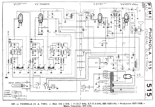 515; Phonola SA, FIMI; (ID = 38456) Radio