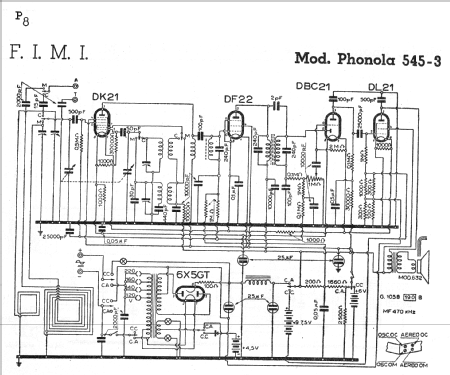 545/3; Phonola SA, FIMI; (ID = 182231) Radio