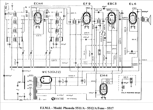 5512A; Phonola SA, FIMI; (ID = 1221144) Radio