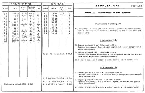 5545; Phonola SA, FIMI; (ID = 757738) Radio