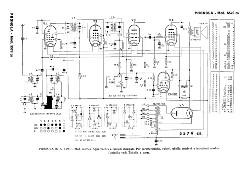 5579-c.s.; Phonola SA, FIMI; (ID = 2468705) Radio