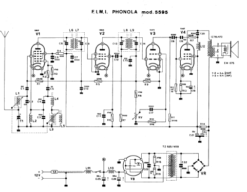 5595; Phonola SA, FIMI; (ID = 515633) Car Radio