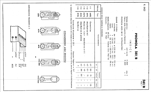 561B; Phonola SA, FIMI; (ID = 2594839) Radio